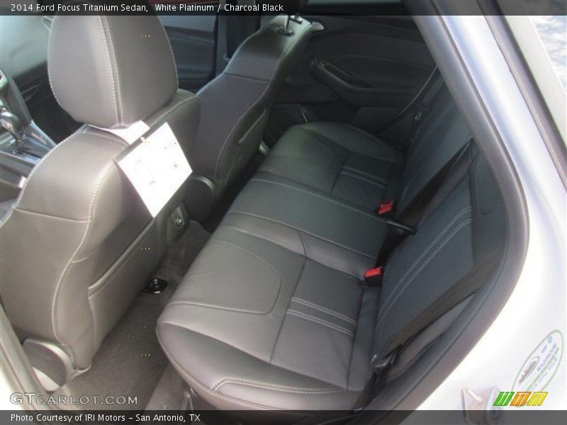 White Platinum / Charcoal Black 2014 Ford Focus Titanium Sedan