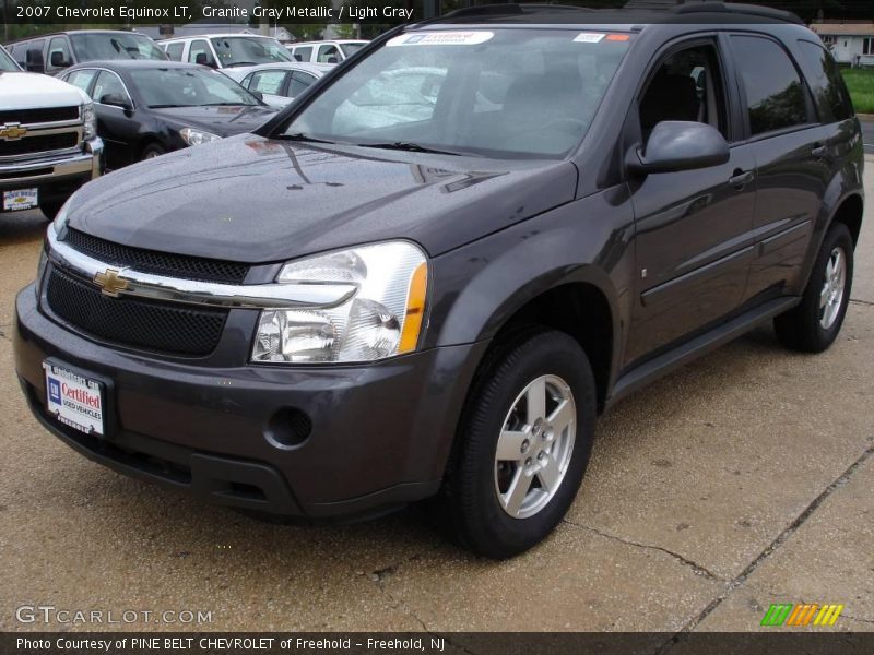Granite Gray Metallic / Light Gray 2007 Chevrolet Equinox LT
