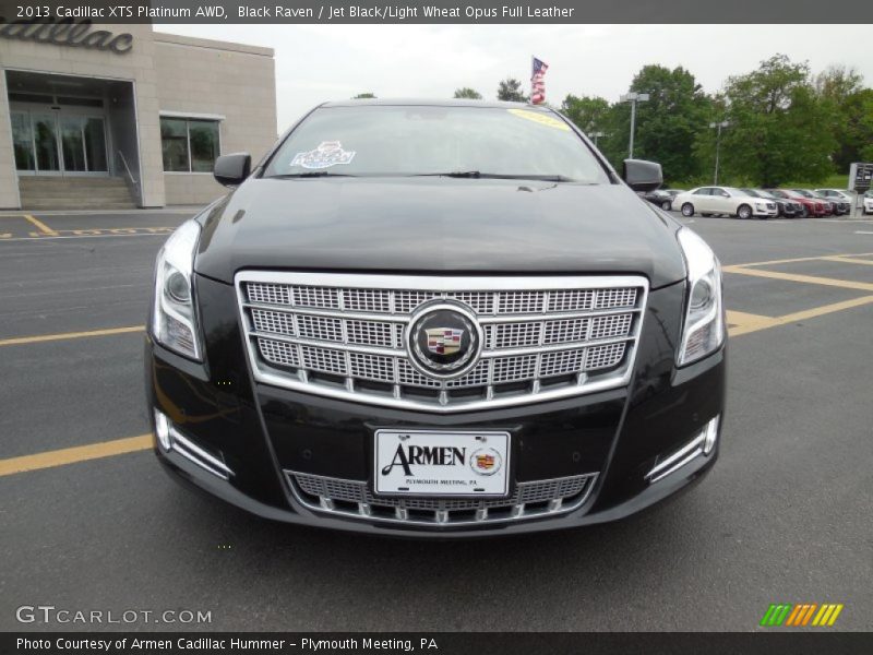 Black Raven / Jet Black/Light Wheat Opus Full Leather 2013 Cadillac XTS Platinum AWD
