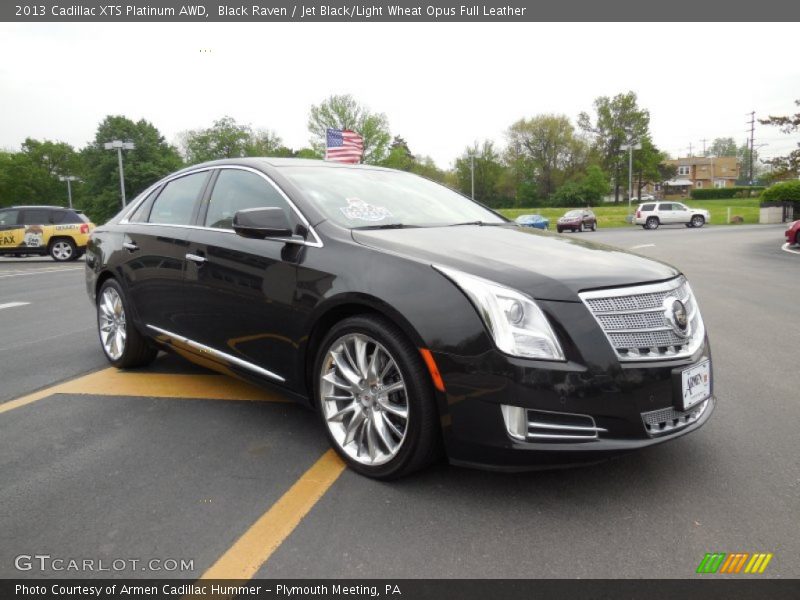 Black Raven / Jet Black/Light Wheat Opus Full Leather 2013 Cadillac XTS Platinum AWD