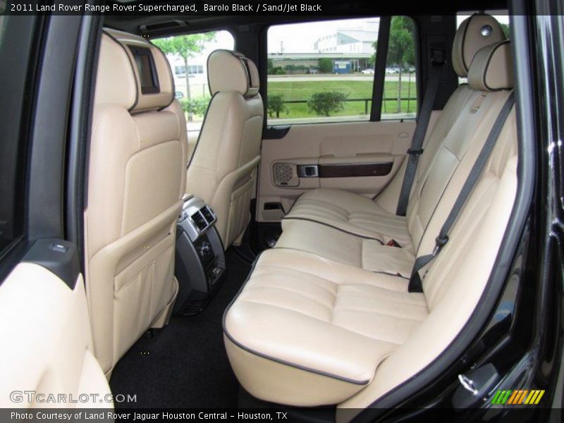 Barolo Black / Sand/Jet Black 2011 Land Rover Range Rover Supercharged