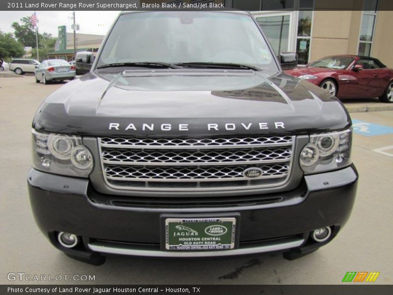 Barolo Black / Sand/Jet Black 2011 Land Rover Range Rover Supercharged