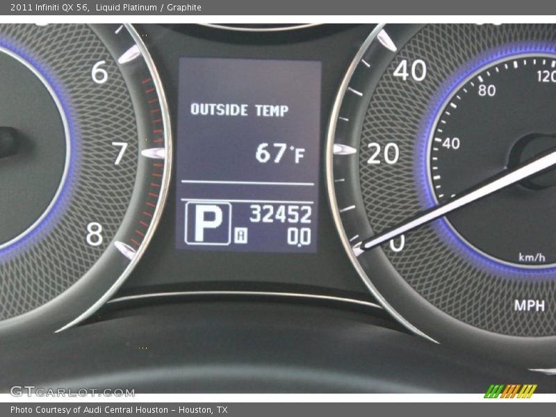 Liquid Platinum / Graphite 2011 Infiniti QX 56