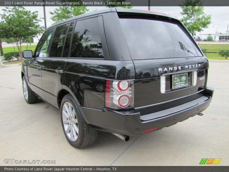 Barolo Black / Sand/Jet Black 2011 Land Rover Range Rover Supercharged