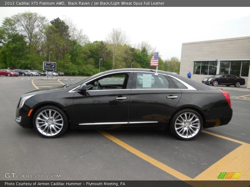 Black Raven / Jet Black/Light Wheat Opus Full Leather 2013 Cadillac XTS Platinum AWD