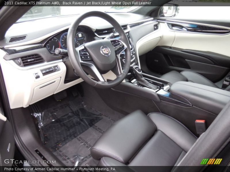 Black Raven / Jet Black/Light Wheat Opus Full Leather 2013 Cadillac XTS Platinum AWD