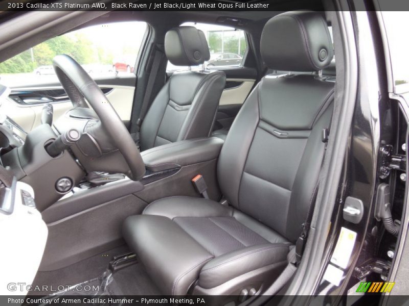 Black Raven / Jet Black/Light Wheat Opus Full Leather 2013 Cadillac XTS Platinum AWD