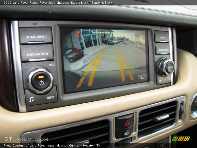 Barolo Black / Sand/Jet Black 2011 Land Rover Range Rover Supercharged