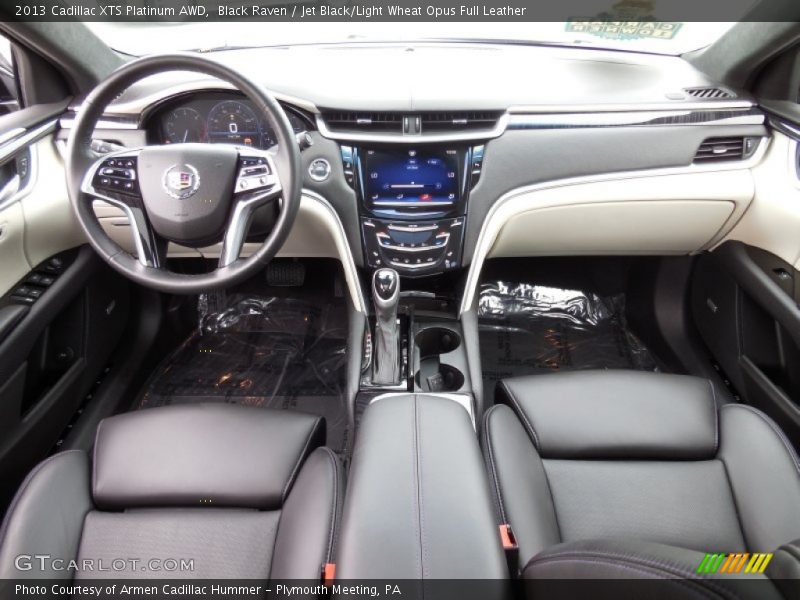 Black Raven / Jet Black/Light Wheat Opus Full Leather 2013 Cadillac XTS Platinum AWD