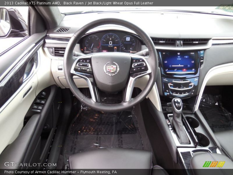 Black Raven / Jet Black/Light Wheat Opus Full Leather 2013 Cadillac XTS Platinum AWD