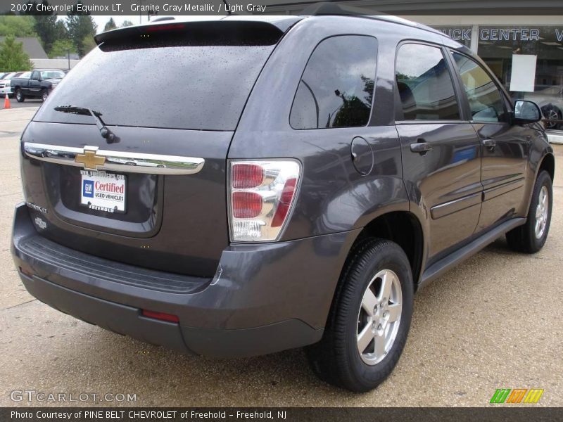 Granite Gray Metallic / Light Gray 2007 Chevrolet Equinox LT