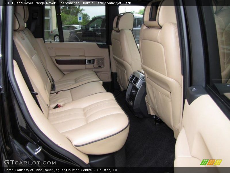 Barolo Black / Sand/Jet Black 2011 Land Rover Range Rover Supercharged