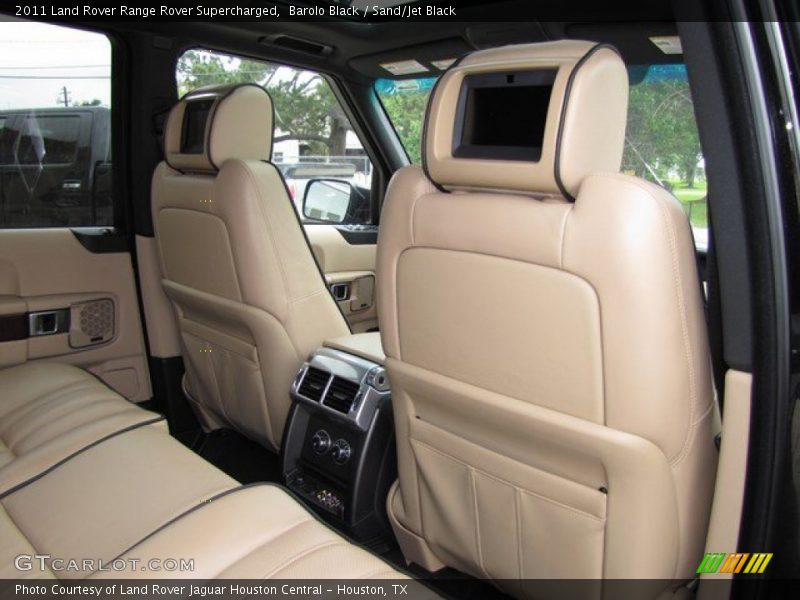 Barolo Black / Sand/Jet Black 2011 Land Rover Range Rover Supercharged
