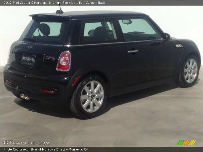 Midnight Black Metallic / Carbon Black 2012 Mini Cooper S Hardtop