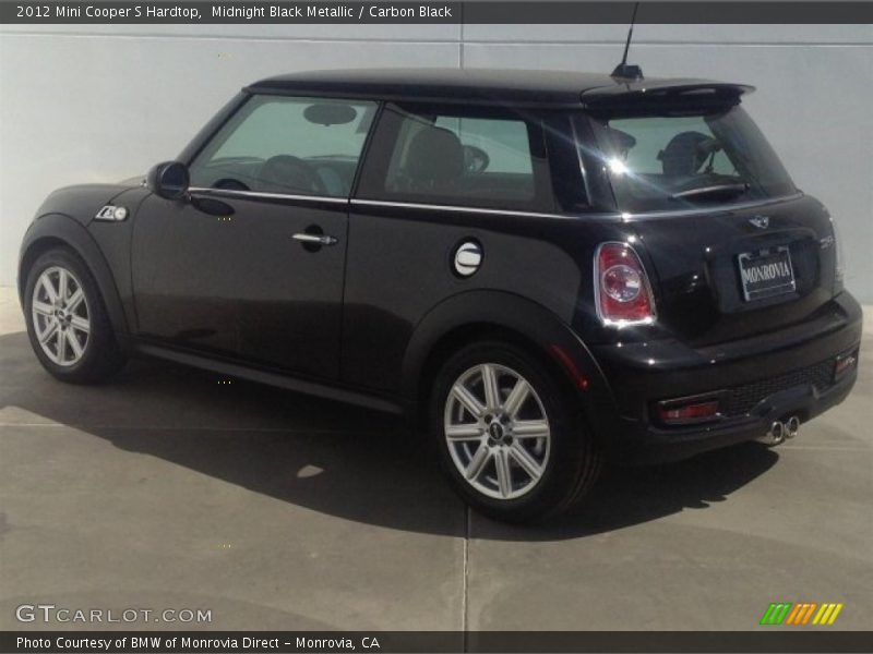 Midnight Black Metallic / Carbon Black 2012 Mini Cooper S Hardtop