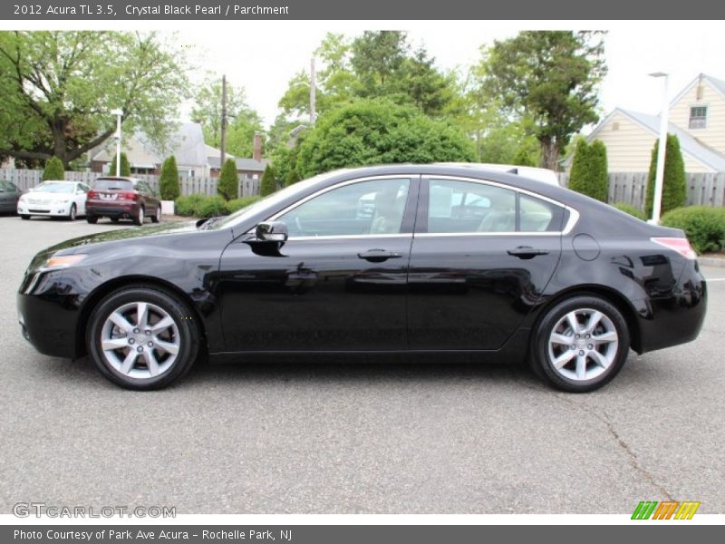 Crystal Black Pearl / Parchment 2012 Acura TL 3.5