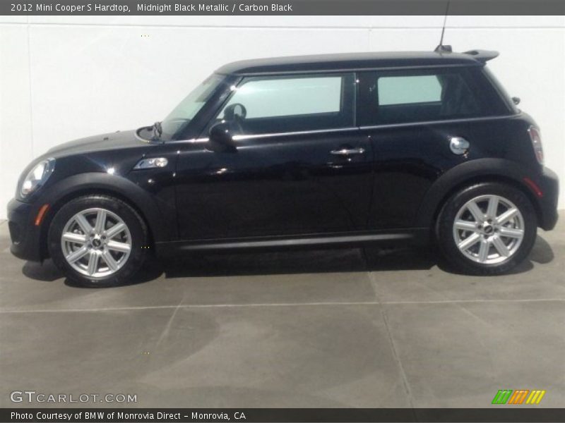 Midnight Black Metallic / Carbon Black 2012 Mini Cooper S Hardtop