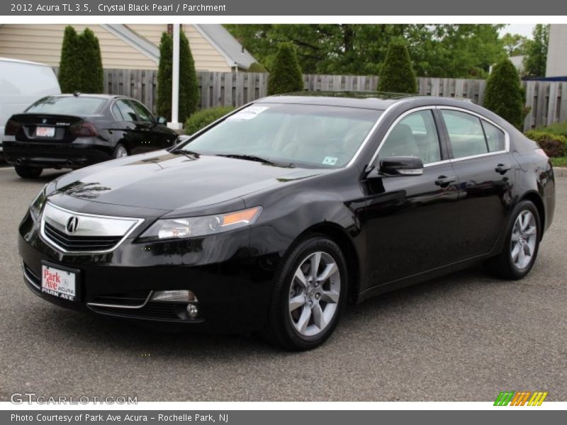 Crystal Black Pearl / Parchment 2012 Acura TL 3.5