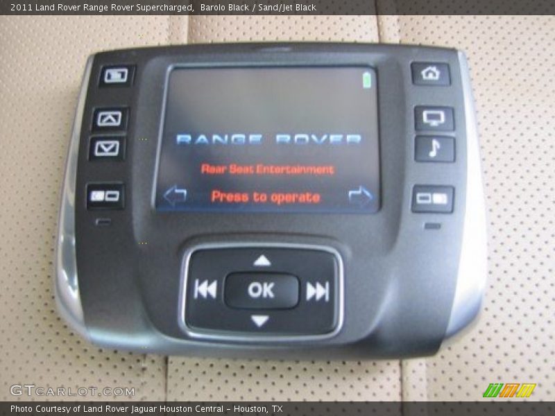 Barolo Black / Sand/Jet Black 2011 Land Rover Range Rover Supercharged