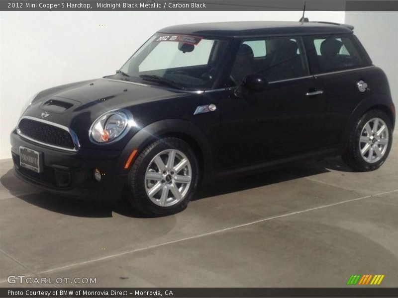 Midnight Black Metallic / Carbon Black 2012 Mini Cooper S Hardtop