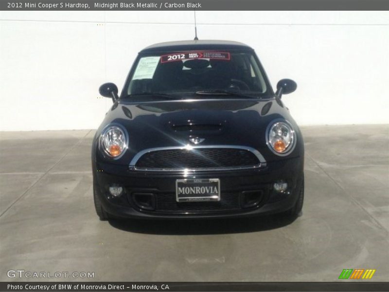 Midnight Black Metallic / Carbon Black 2012 Mini Cooper S Hardtop