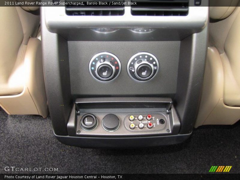 Barolo Black / Sand/Jet Black 2011 Land Rover Range Rover Supercharged