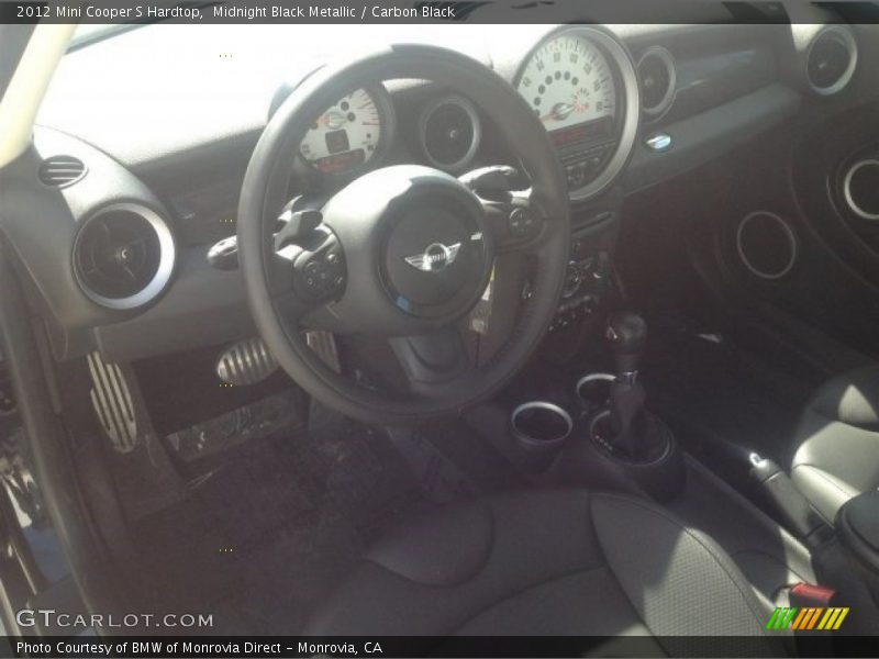 Midnight Black Metallic / Carbon Black 2012 Mini Cooper S Hardtop