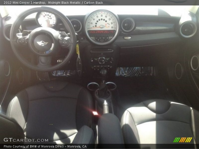 Midnight Black Metallic / Carbon Black 2012 Mini Cooper S Hardtop