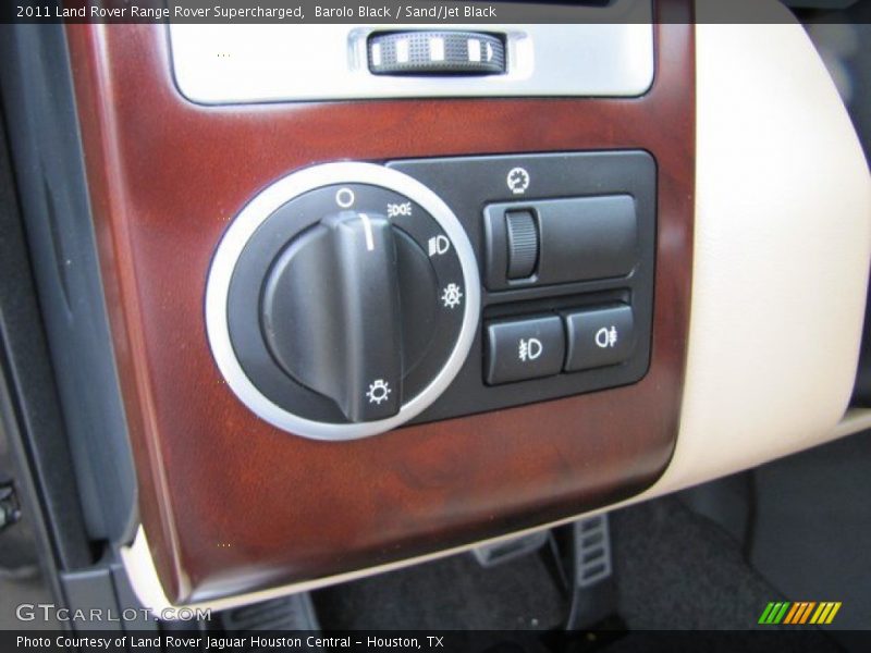 Barolo Black / Sand/Jet Black 2011 Land Rover Range Rover Supercharged
