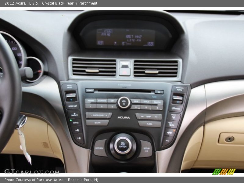 Crystal Black Pearl / Parchment 2012 Acura TL 3.5