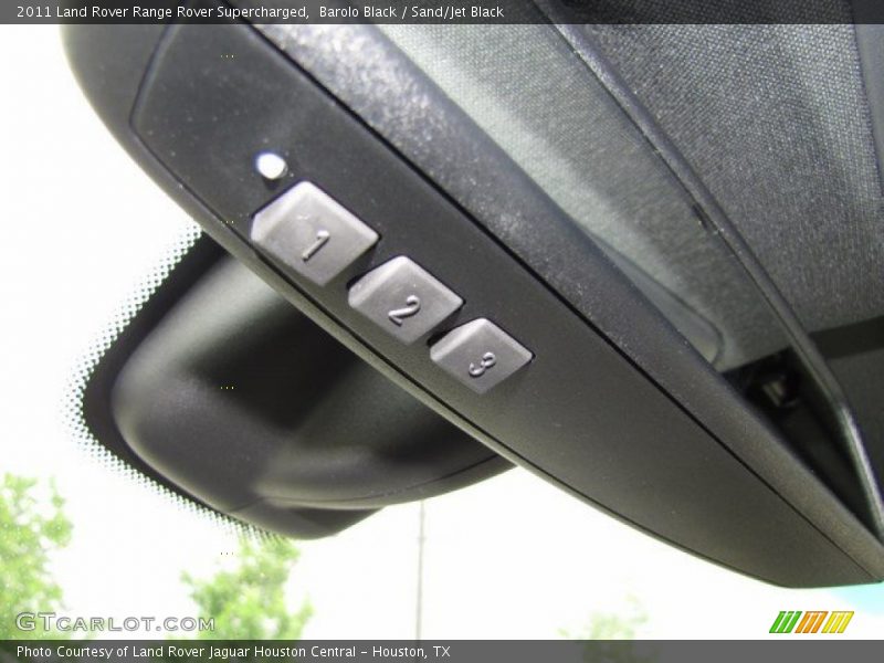 Barolo Black / Sand/Jet Black 2011 Land Rover Range Rover Supercharged