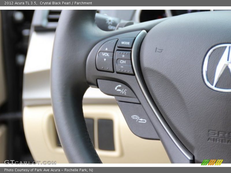 Crystal Black Pearl / Parchment 2012 Acura TL 3.5