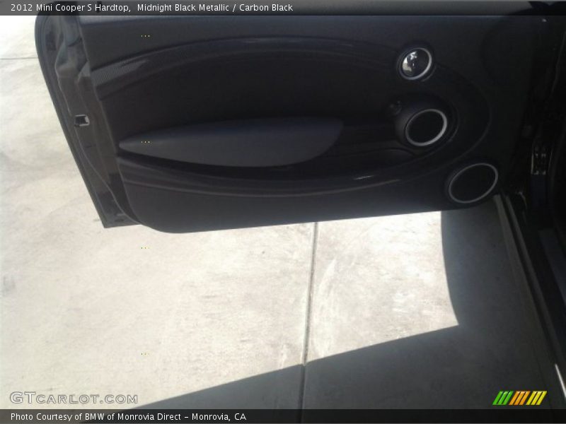 Midnight Black Metallic / Carbon Black 2012 Mini Cooper S Hardtop