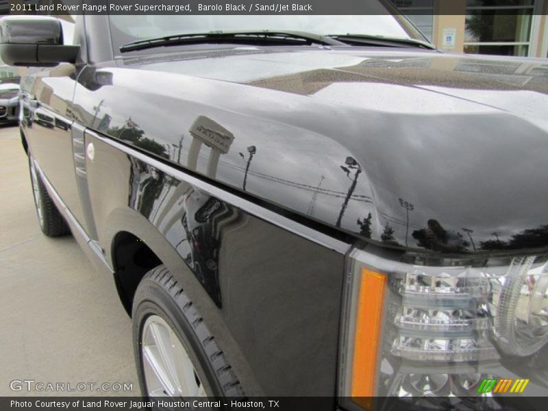 Barolo Black / Sand/Jet Black 2011 Land Rover Range Rover Supercharged