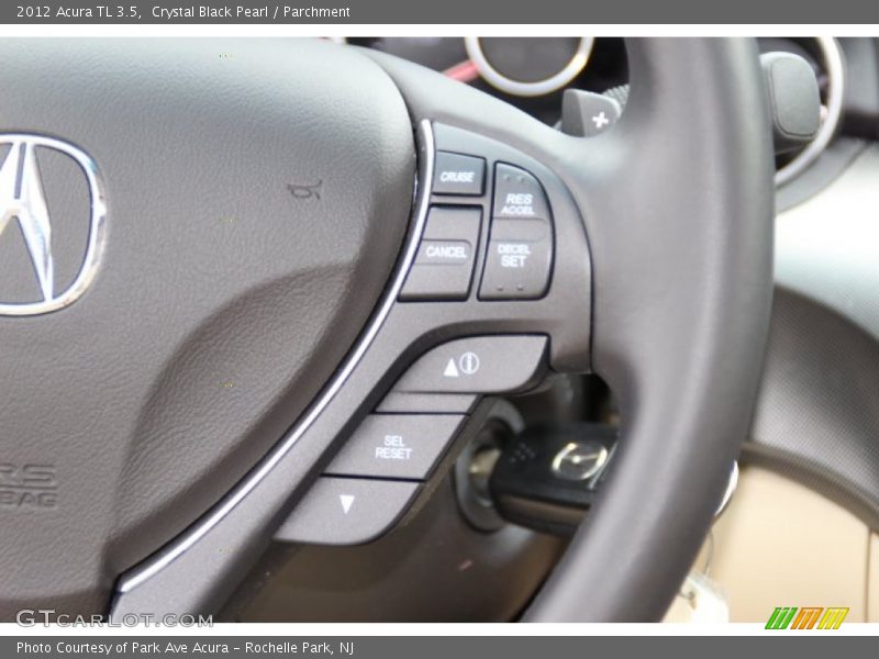 Crystal Black Pearl / Parchment 2012 Acura TL 3.5