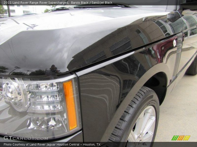 Barolo Black / Sand/Jet Black 2011 Land Rover Range Rover Supercharged