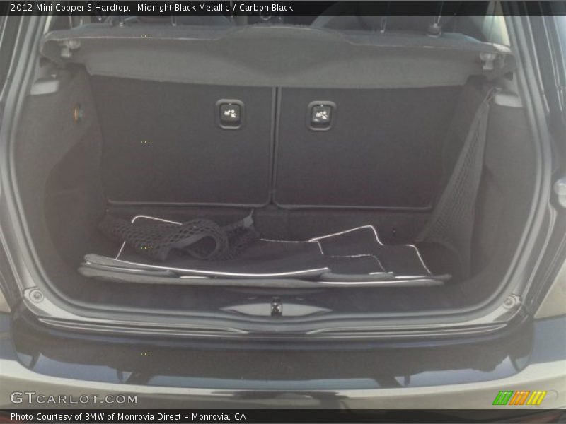 Midnight Black Metallic / Carbon Black 2012 Mini Cooper S Hardtop
