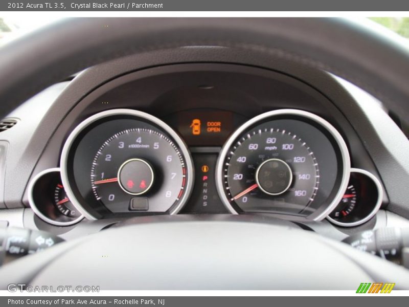 Crystal Black Pearl / Parchment 2012 Acura TL 3.5