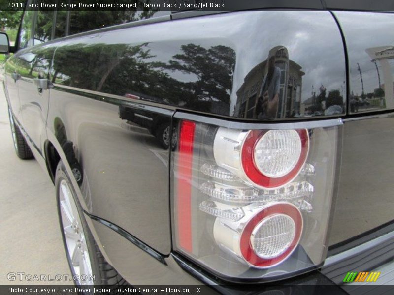 Barolo Black / Sand/Jet Black 2011 Land Rover Range Rover Supercharged