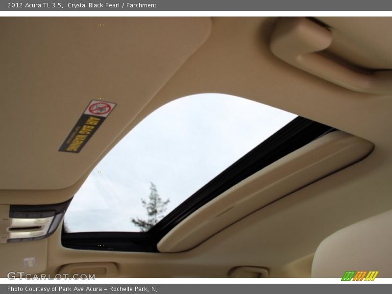 Crystal Black Pearl / Parchment 2012 Acura TL 3.5