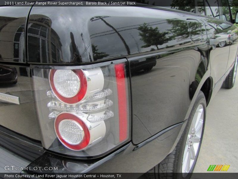 Barolo Black / Sand/Jet Black 2011 Land Rover Range Rover Supercharged