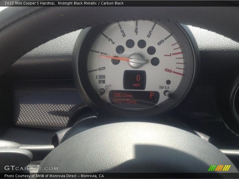Midnight Black Metallic / Carbon Black 2012 Mini Cooper S Hardtop