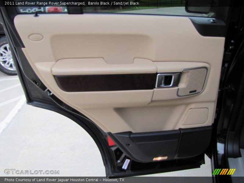 Barolo Black / Sand/Jet Black 2011 Land Rover Range Rover Supercharged