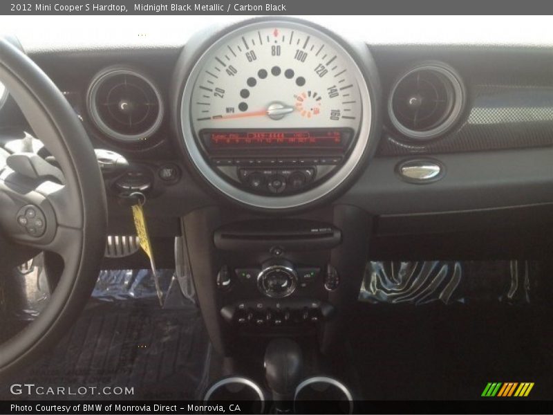 Midnight Black Metallic / Carbon Black 2012 Mini Cooper S Hardtop