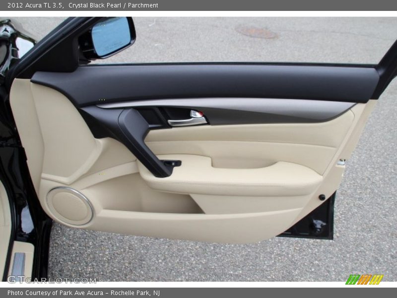 Crystal Black Pearl / Parchment 2012 Acura TL 3.5