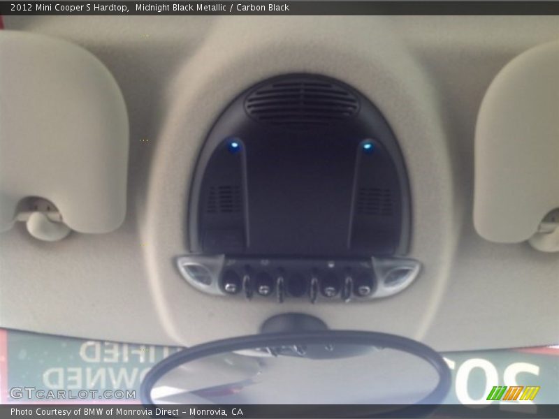 Midnight Black Metallic / Carbon Black 2012 Mini Cooper S Hardtop