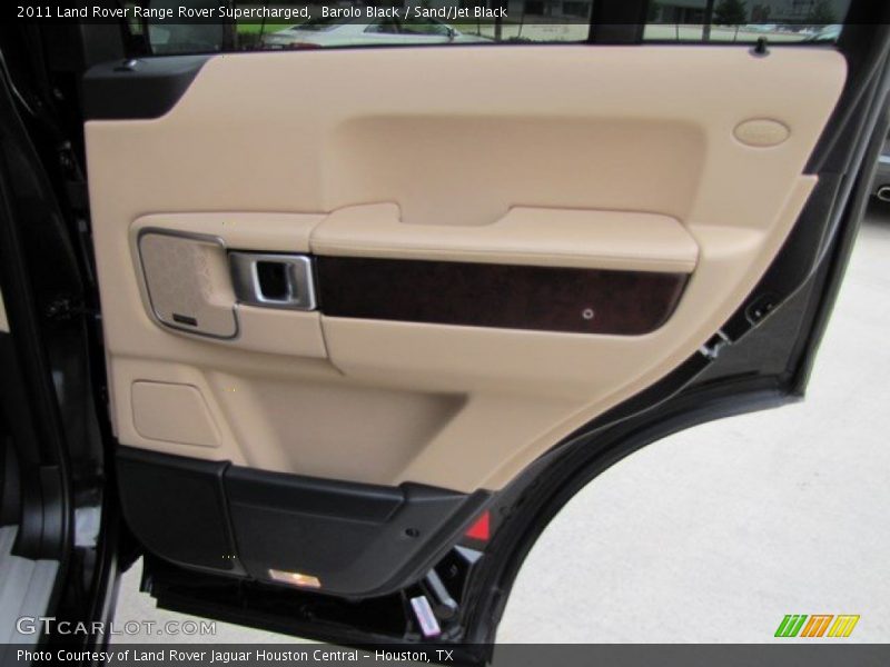 Barolo Black / Sand/Jet Black 2011 Land Rover Range Rover Supercharged