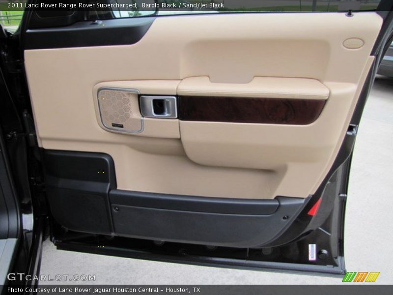 Barolo Black / Sand/Jet Black 2011 Land Rover Range Rover Supercharged