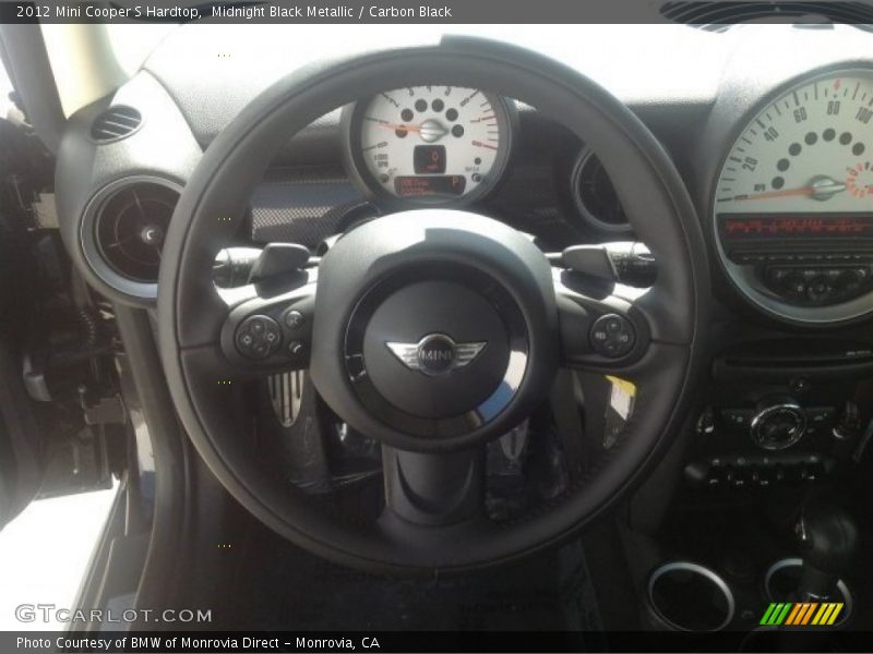 Midnight Black Metallic / Carbon Black 2012 Mini Cooper S Hardtop