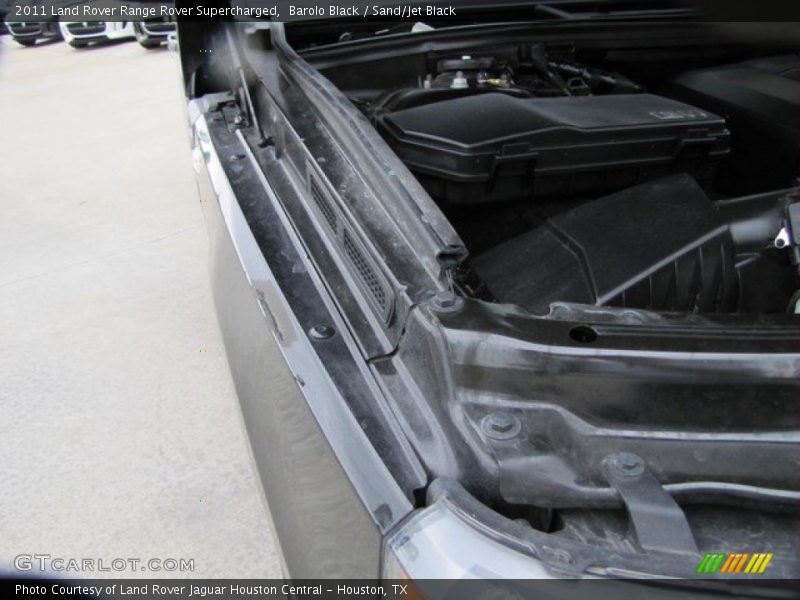Barolo Black / Sand/Jet Black 2011 Land Rover Range Rover Supercharged